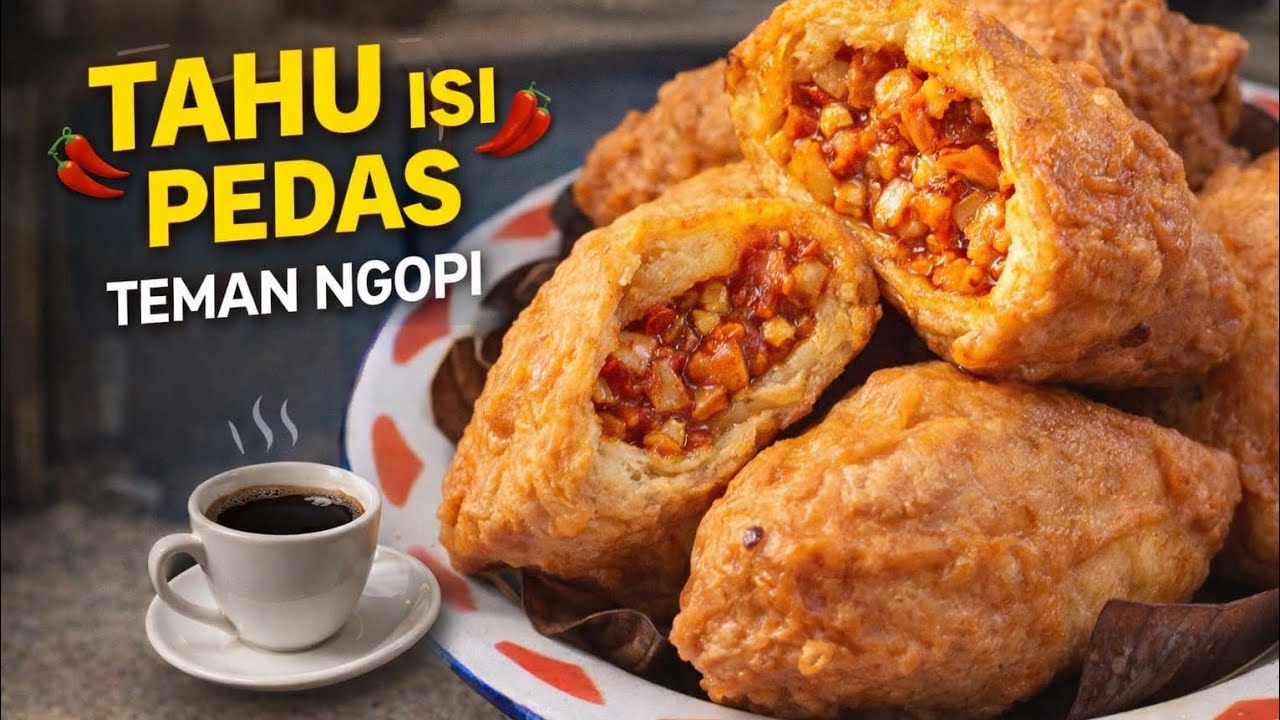 Tahu Isi Pedas, Teman Ngopi Paling Nagih | Simple Home Cooking