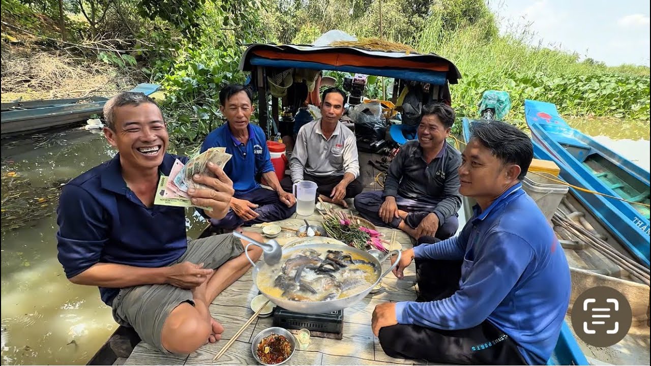Tập 5. Anh Toàn Ngày Đầu Nhận Tiền Bán Cá Và Lai Rai Đặc Sản Lươn,Rắn Nhún Mẻ| Mưu Sinh Miền Quê 