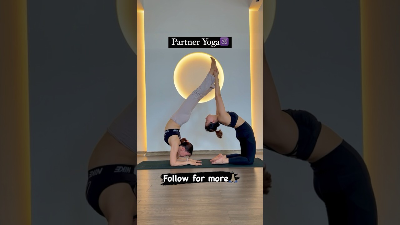 Try this partner Challenge yoga✅ 