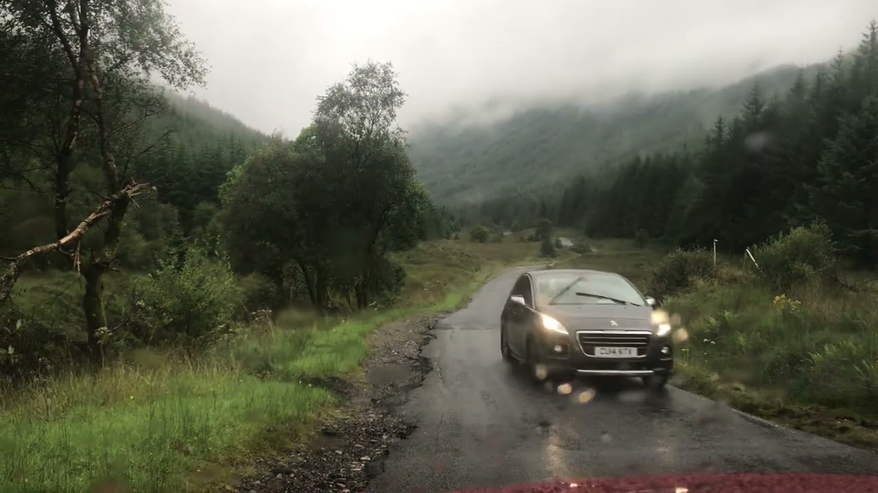 Scotland.  Road down to Lochgoilhead