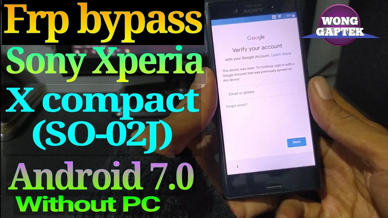Sony Xperia X compact (SO-02J) frp bypass || frp bypass Xperia X compact