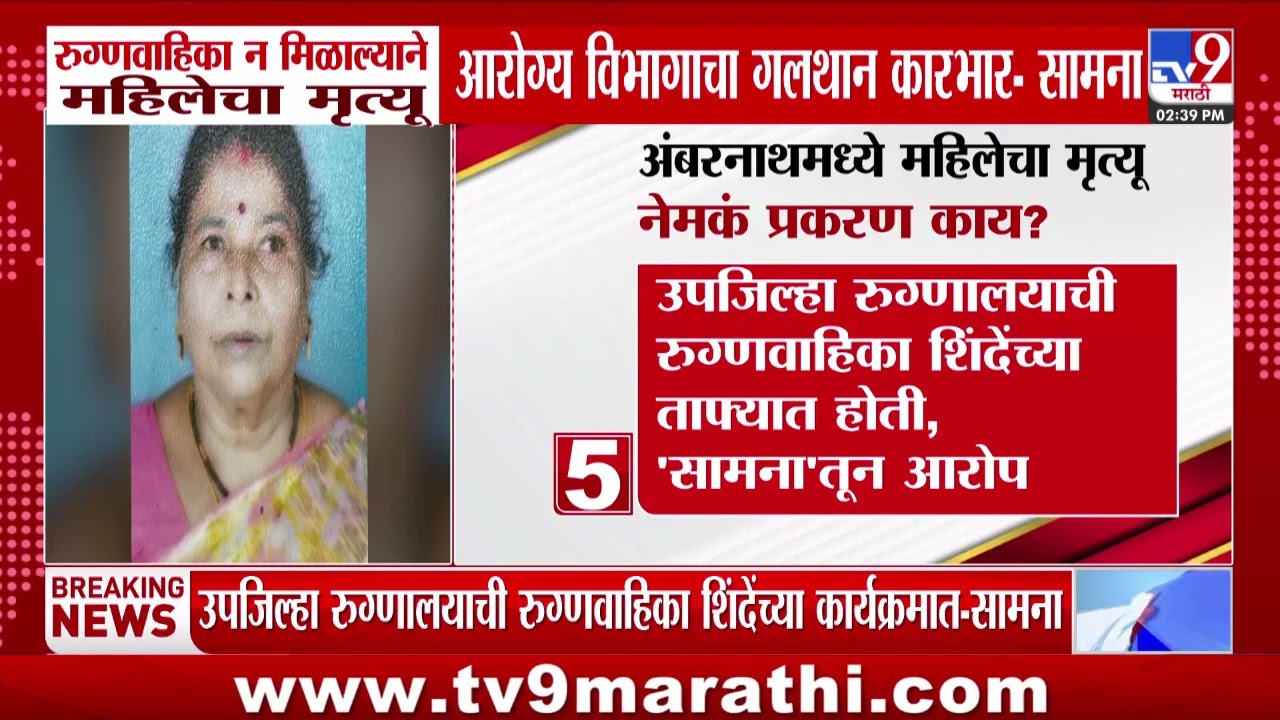 Ambernath Case Update | अंबरनाथमध्ये महिलेने जीवगमवला नेमकं प्रकरण काय?