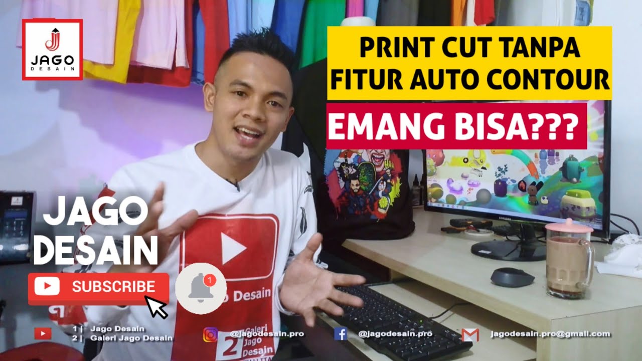 BOCORKAN RAHASIA!!! Trik Print Cut Manual Pada Mesin Cutting yang Tidak Memiliki Fitur Auto Contour