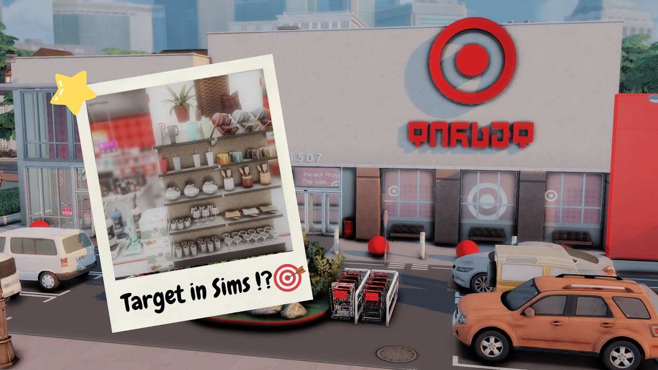 Target in the Sims 4!?! 🎯🛒| Simkoos Lot Overview | The Sims 4