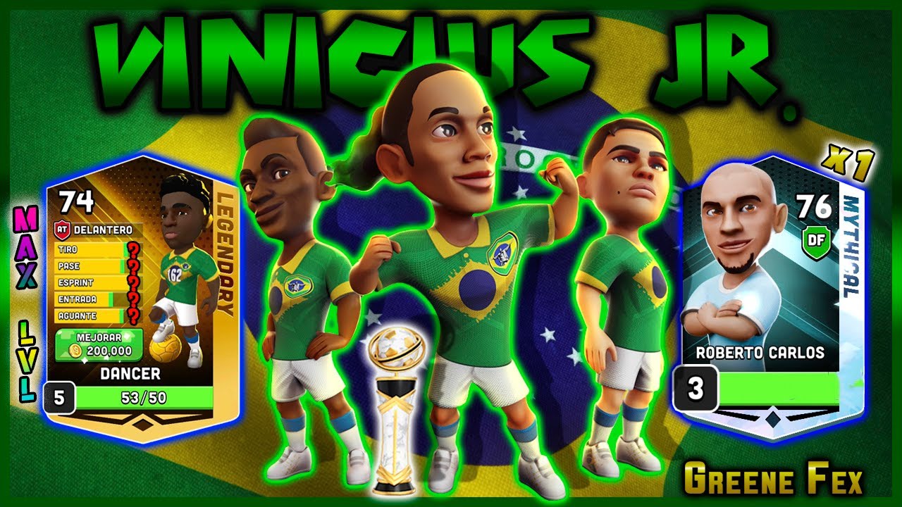 Mini Football | BRAZIL ⬆️DANCER (MAX LEVEL)⬆️ | MYTHICAL CUP: ROBERTO CARLOS x1🏆