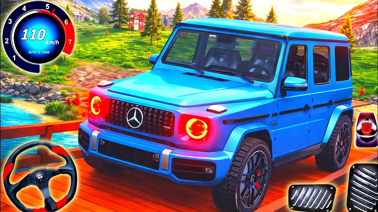 Jeep Offroad Driving Mud Simulator Game | 4x4 SUV Prado Derby Racing Luxury Rocks | Android Gameplay