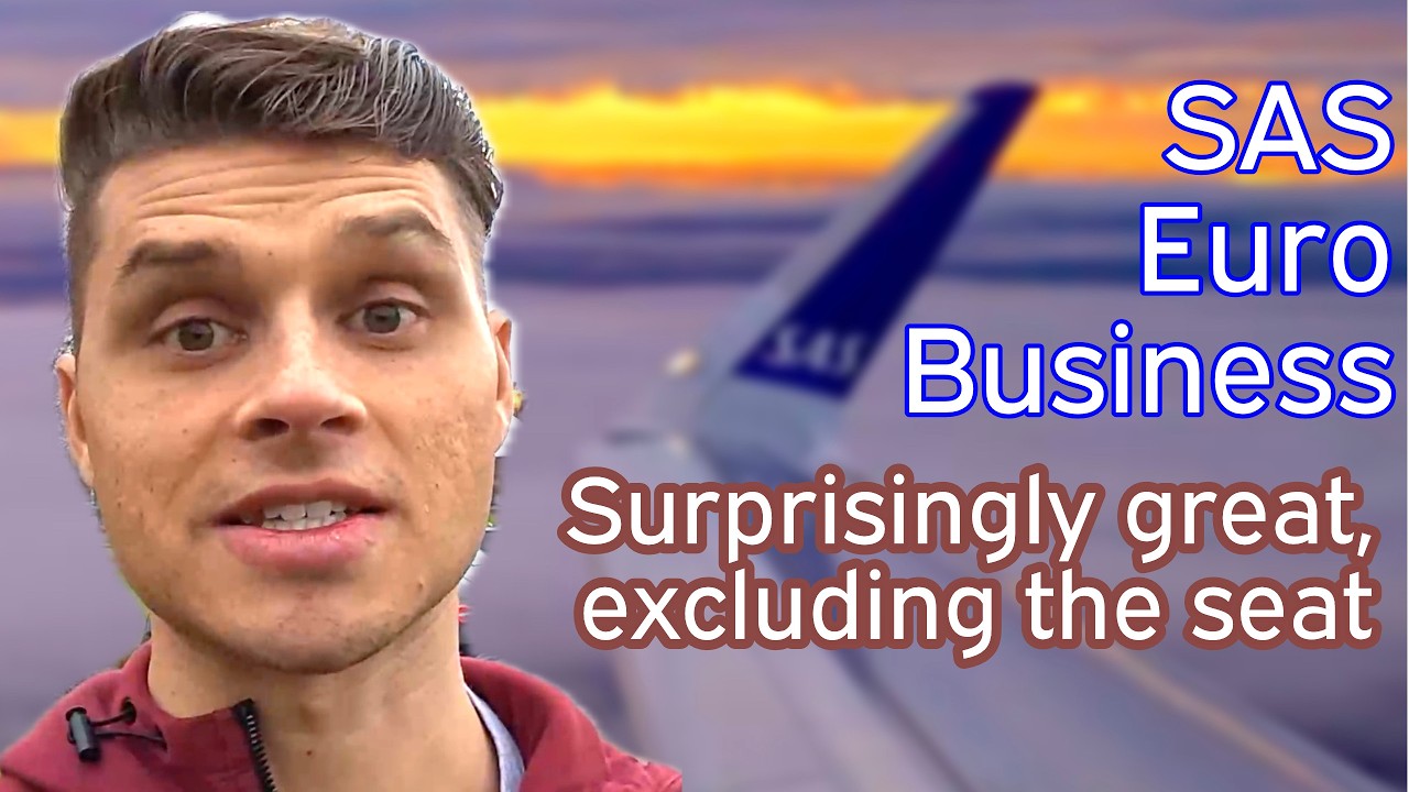 Бизнес-класс SAS Euro меня удивил | Обзор рейса Осло-Лондон на самолете A320neo