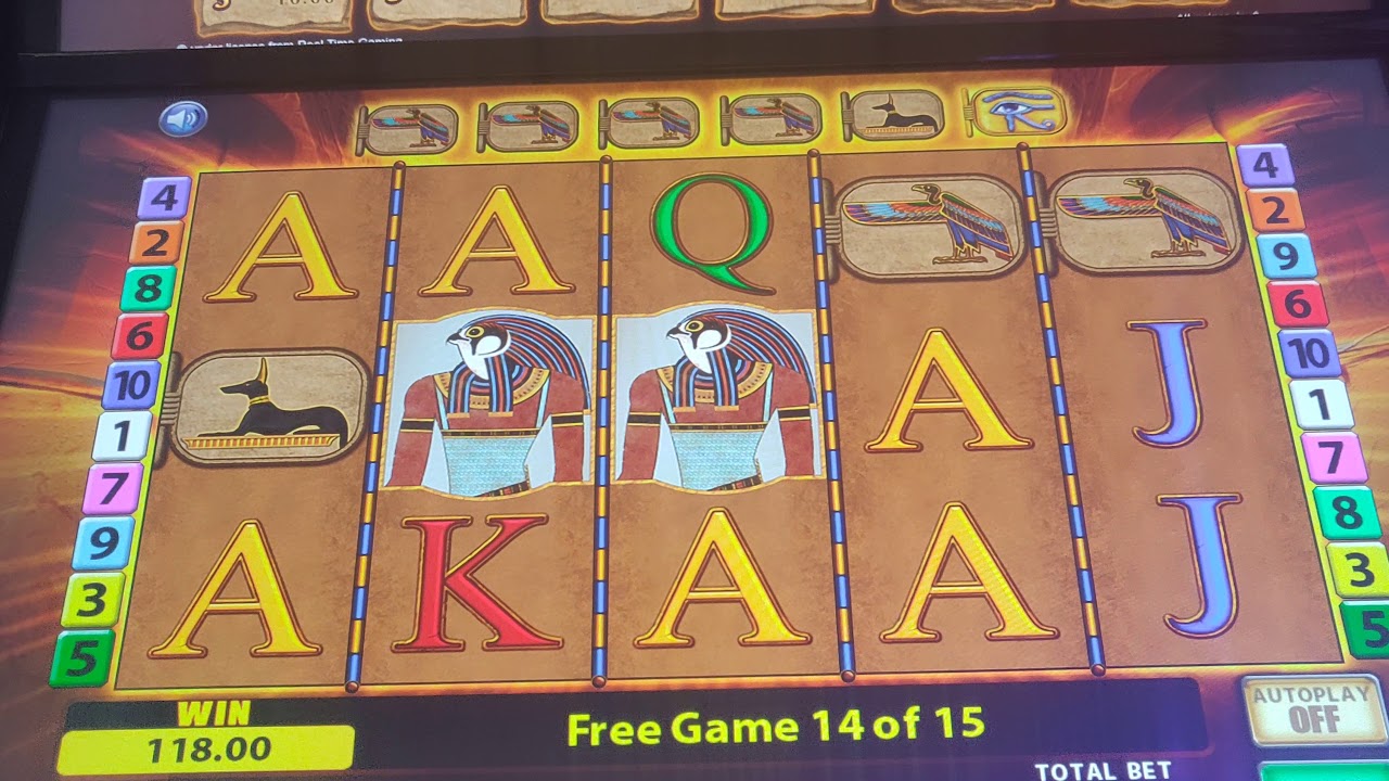 5 scatter bonus Eye of Horus.1st on you tube. &pound;2 spins.