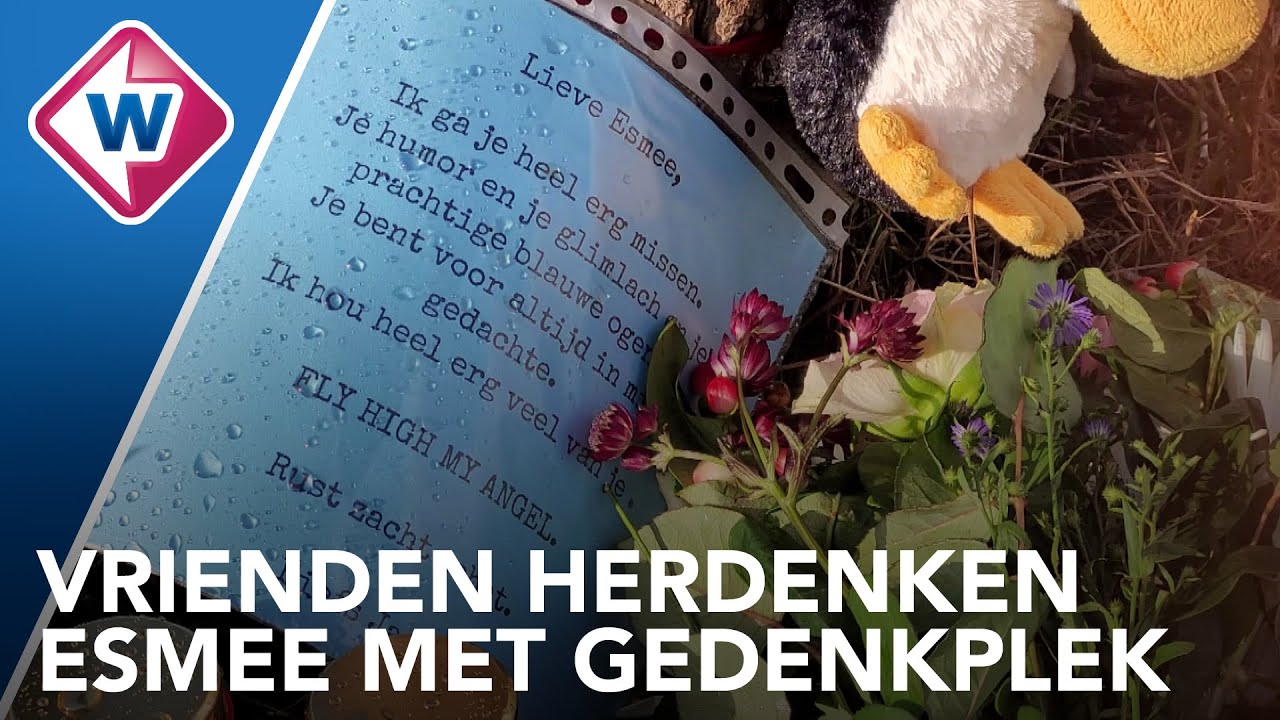 Gedenkplek in Hazerswoude voor vermoorde Esmee - OMROEP WEST
