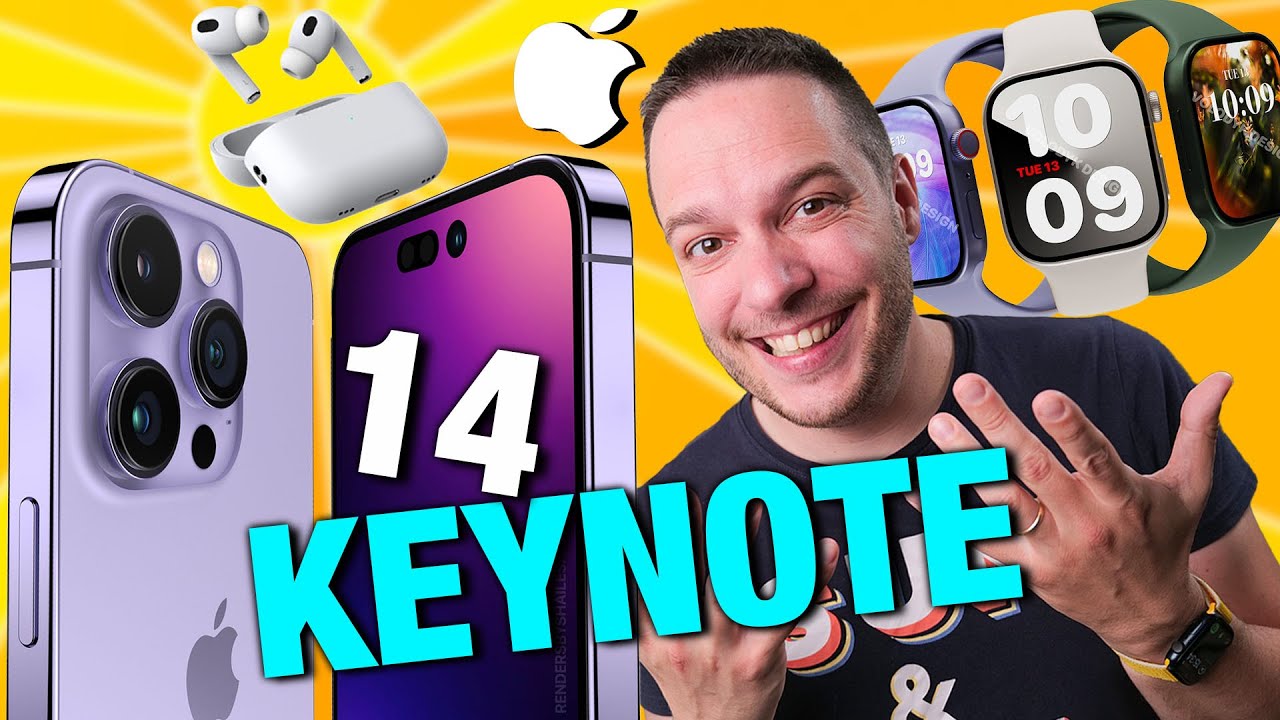 IPHONE 14 Prix, Date, Apple Watch 8, AirPods Pro 2 etc. : Keynote APPLE Septembre 2022 !