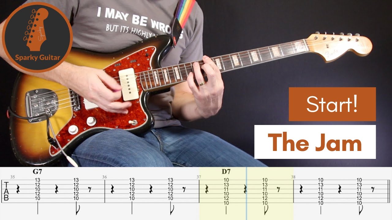 Start! - The Jam (Guitar Cover #114 with Tabs)