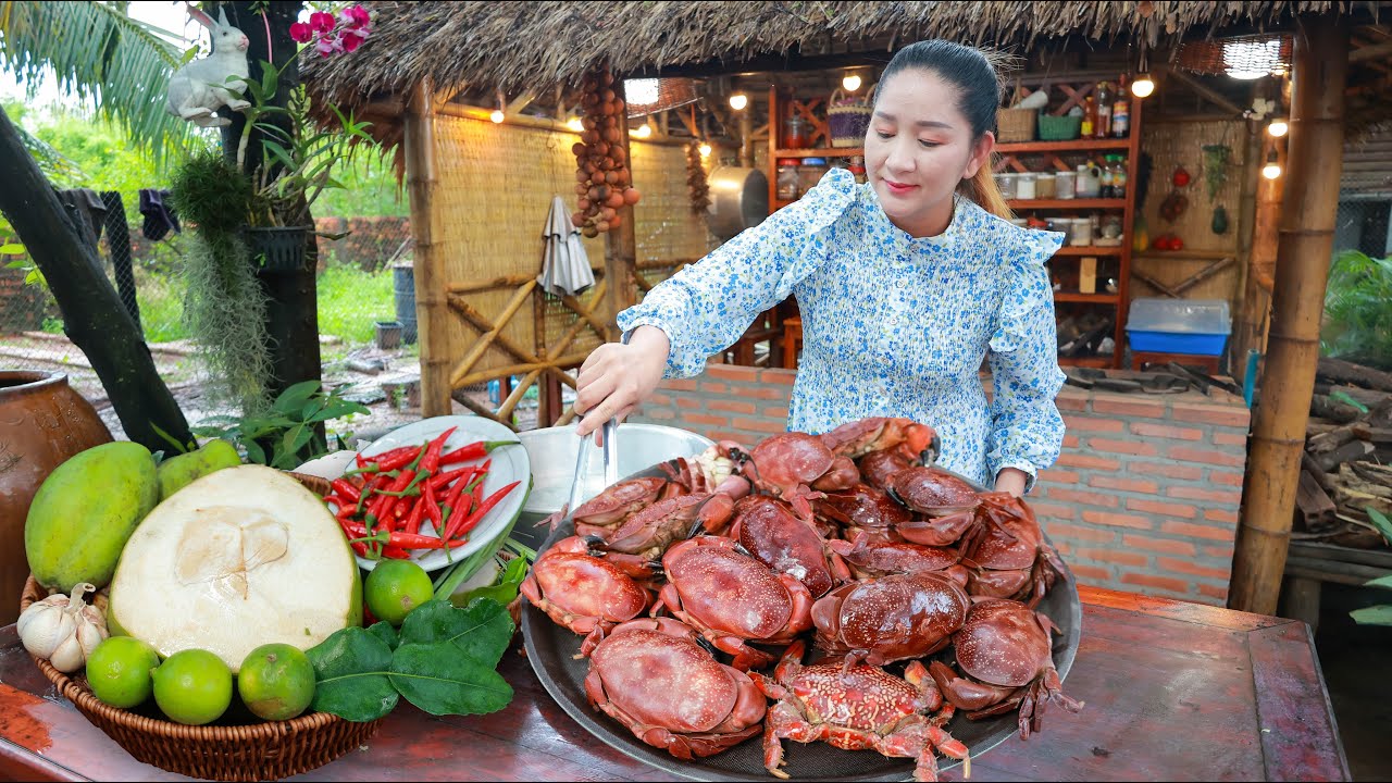 Delicious Bread Crabs 2 recipes, Crab coconut juice, Crabs stir fry recipes - Cooking with sros