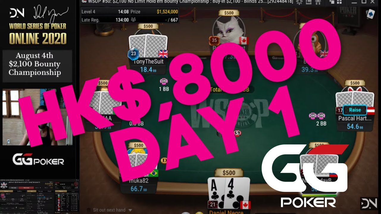 WSOP 2020 Online HK$8,000 Asia Championship