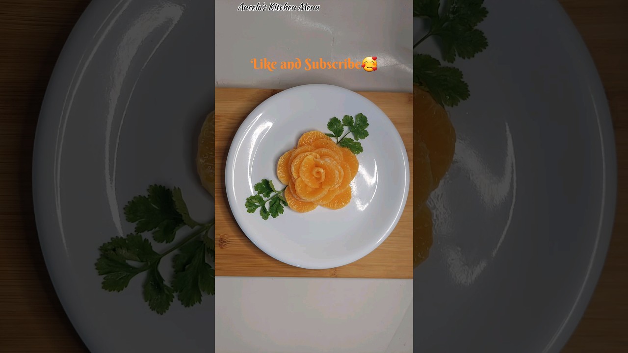 Beautiful Orange Flower #shorts #shortvideo #ytshorts #orange #flowers #decoration