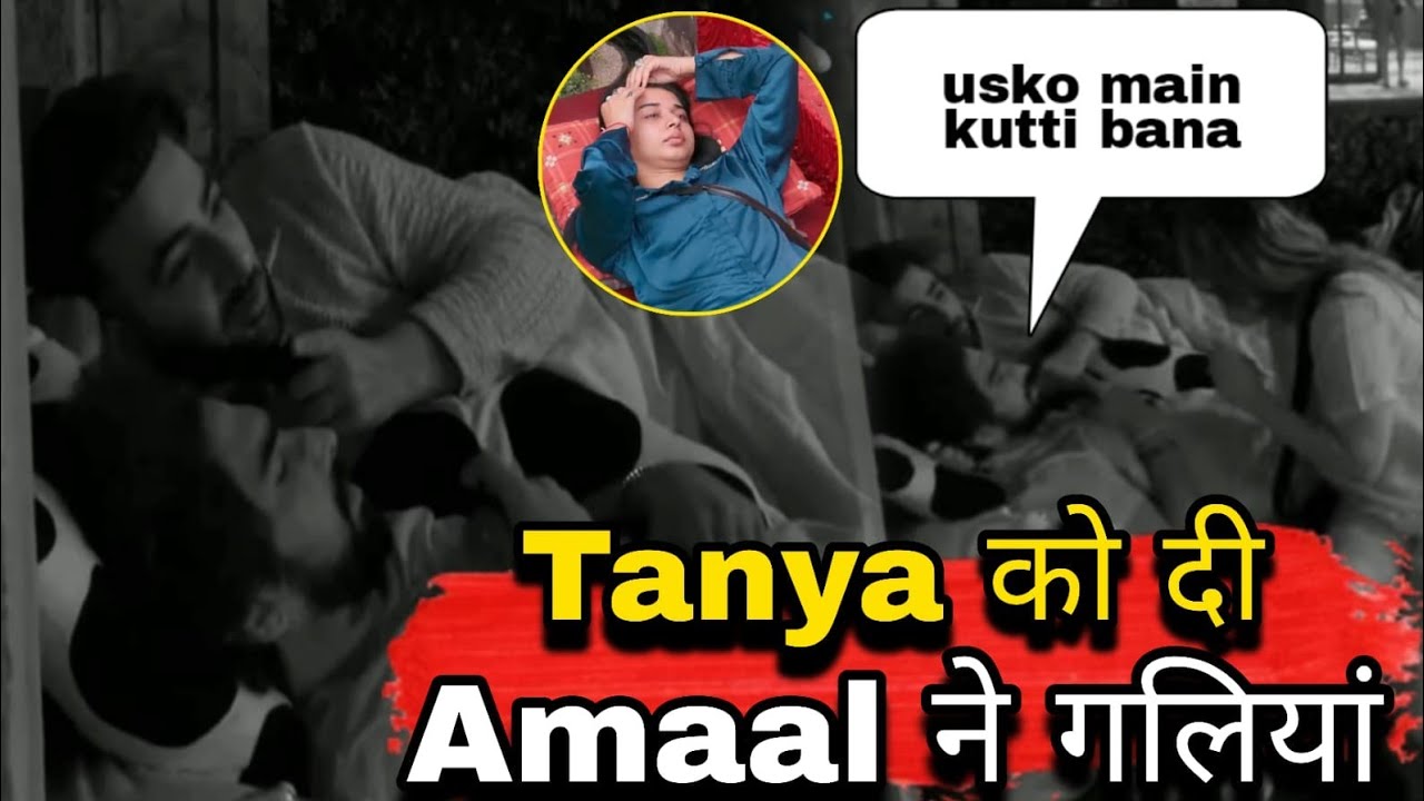 Bigg Boss 19 आधी रात को Amaal Malik ने दी Tanya Mittal को गलियां Shehbaz के आंसुओं का लेंगे बदला
