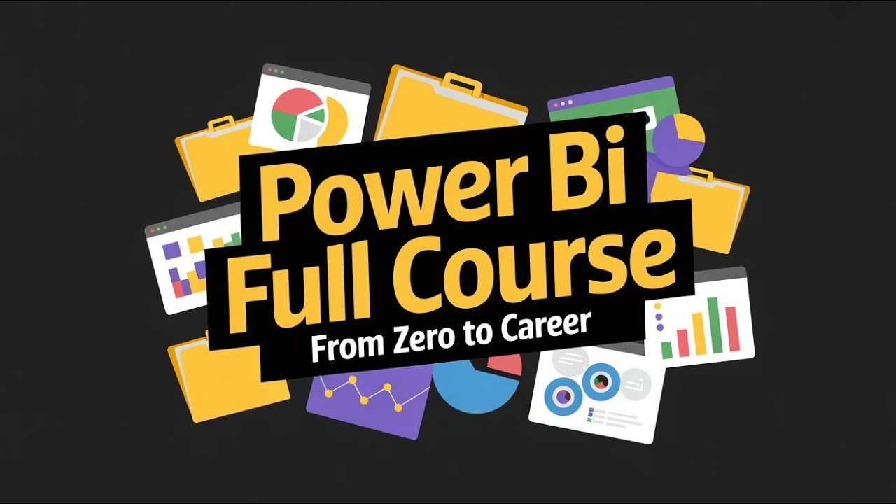 Power BI Full Course 2025 | Learn Power BI from Scratch to Career (Portfolio + Projects + Resume)