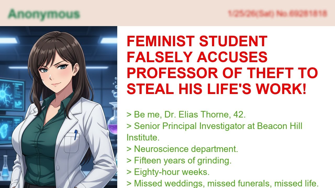 Feminist Student Falsely Accuses Professor Of Theft To Steal His Life's Work!