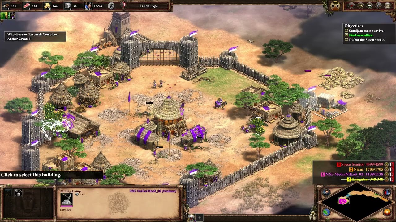 Hunted - Sundjata - Age of Empires II: Definitive Edition - Hard Walkthrough
