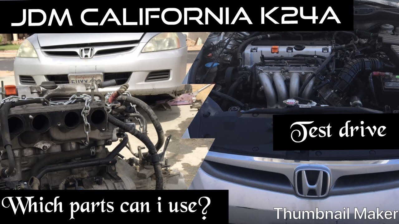2006 HONDA ACCORD JDM K24A от JDM CALIFORNIA