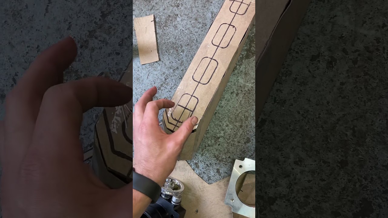 4363 custom intake manifold plenum on the l300 Delica 4x4 van