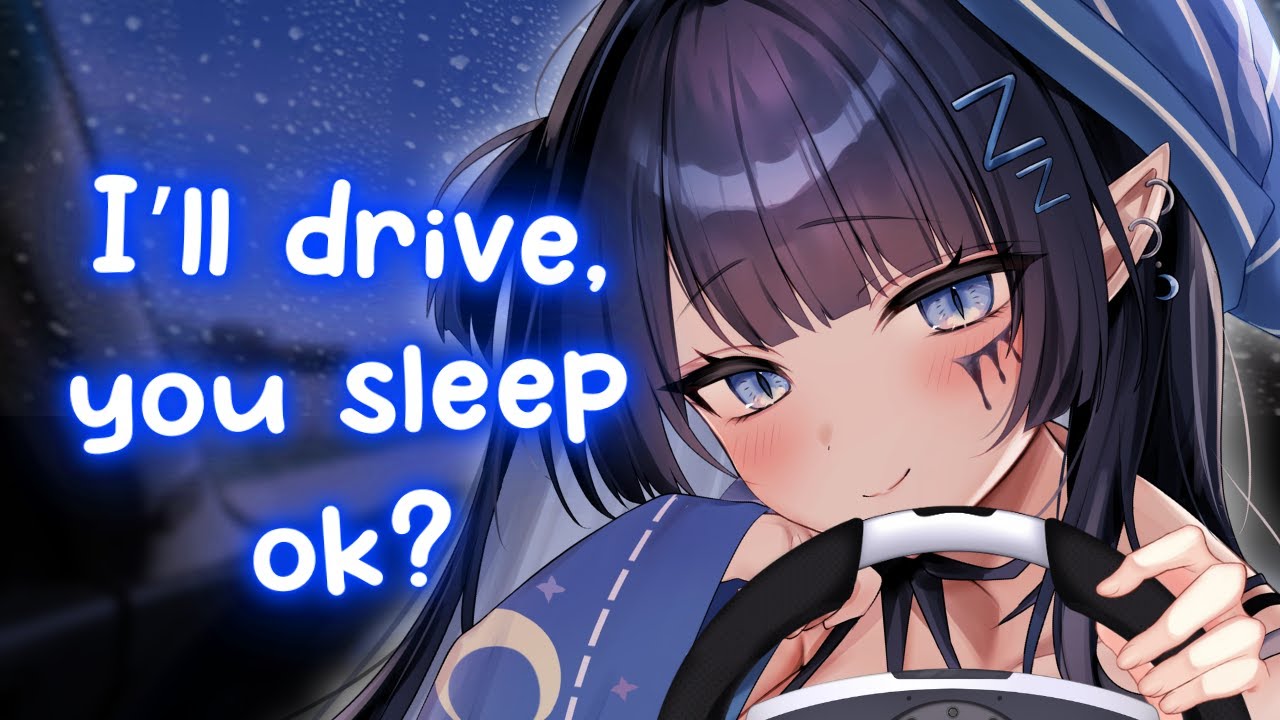 【3DIO ASMR】Comfy Car Ride In The Rain ☔ Soft-spoken Chatting, White Noise + Rain Sounds | Sleep Aid
