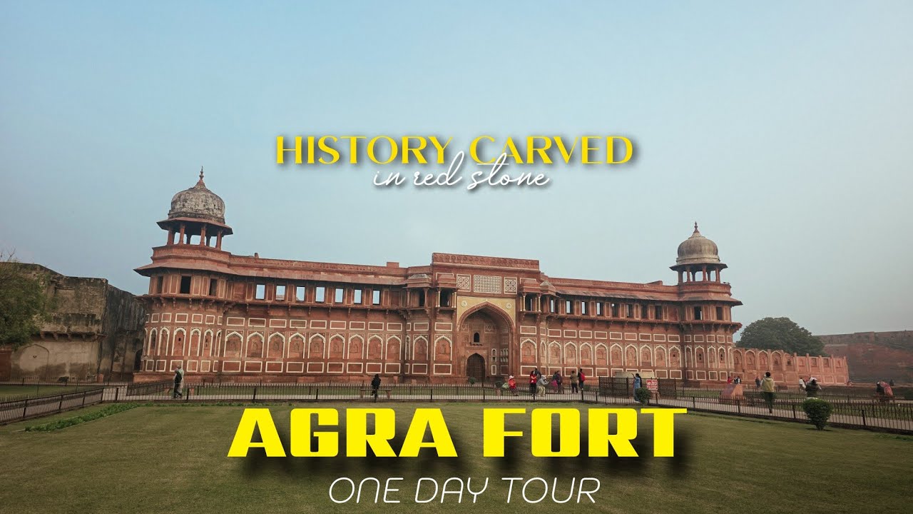 🏰 Inside Agra Fort – The Royal Palace of the Mughal Empire! #tamiltravelvlog #agrafort #agra 