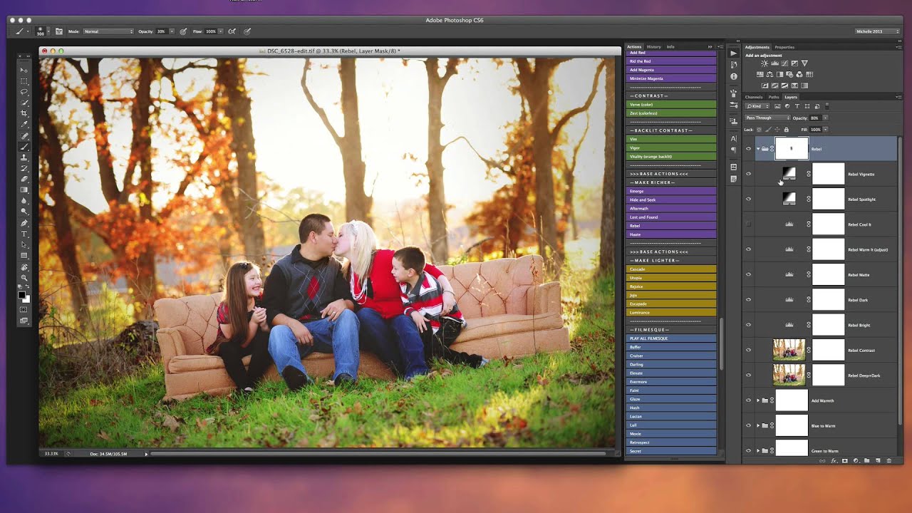 How to Edit Backlit Photos Using Half Light Actions