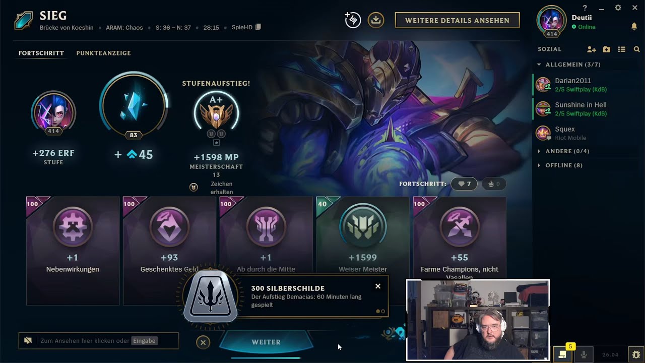 League of Legends | ARAM: CHAOS | Jhin | A+ | 01.03.2026 | 4