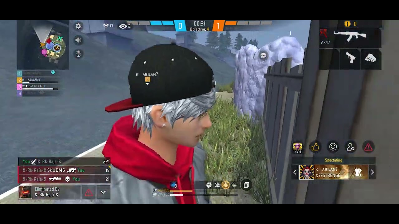 Day 2 of playing free fire 😛😛