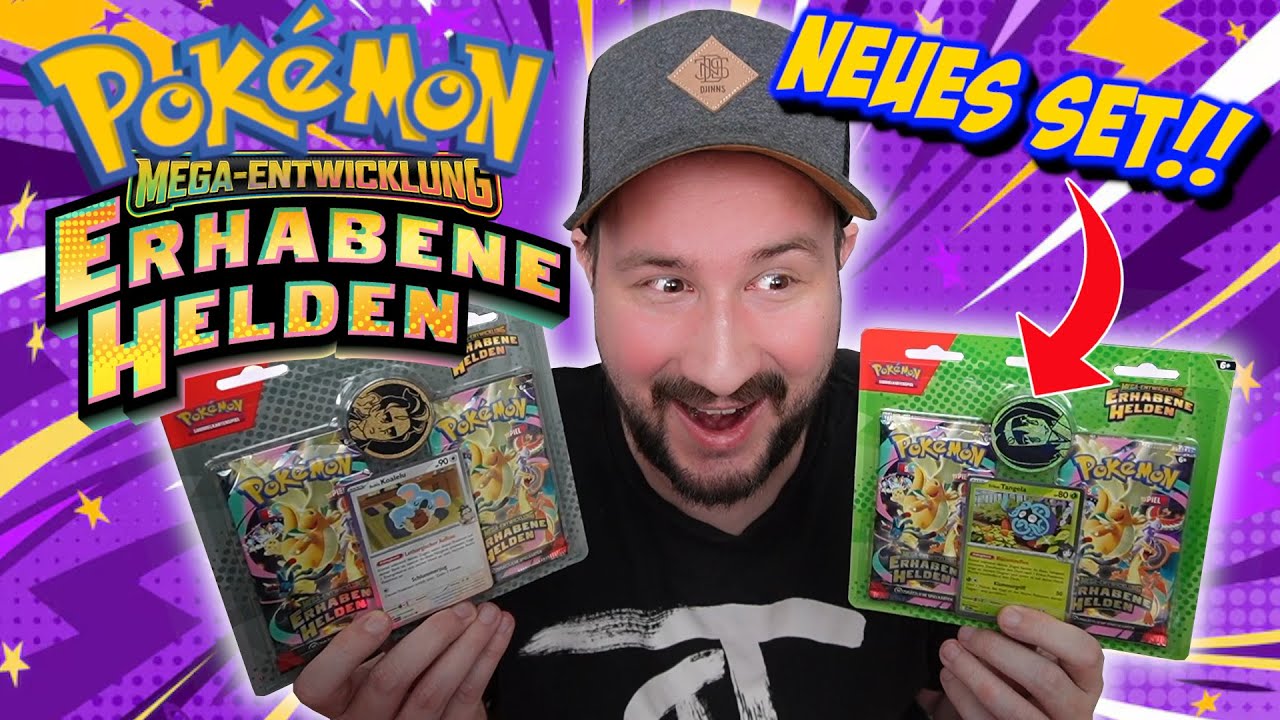 Das ERSTE NEUE SET in 2026 !! Pokémon ERHABENE HELDEN Münzen Blister - OPENING BOOSTER PACKS