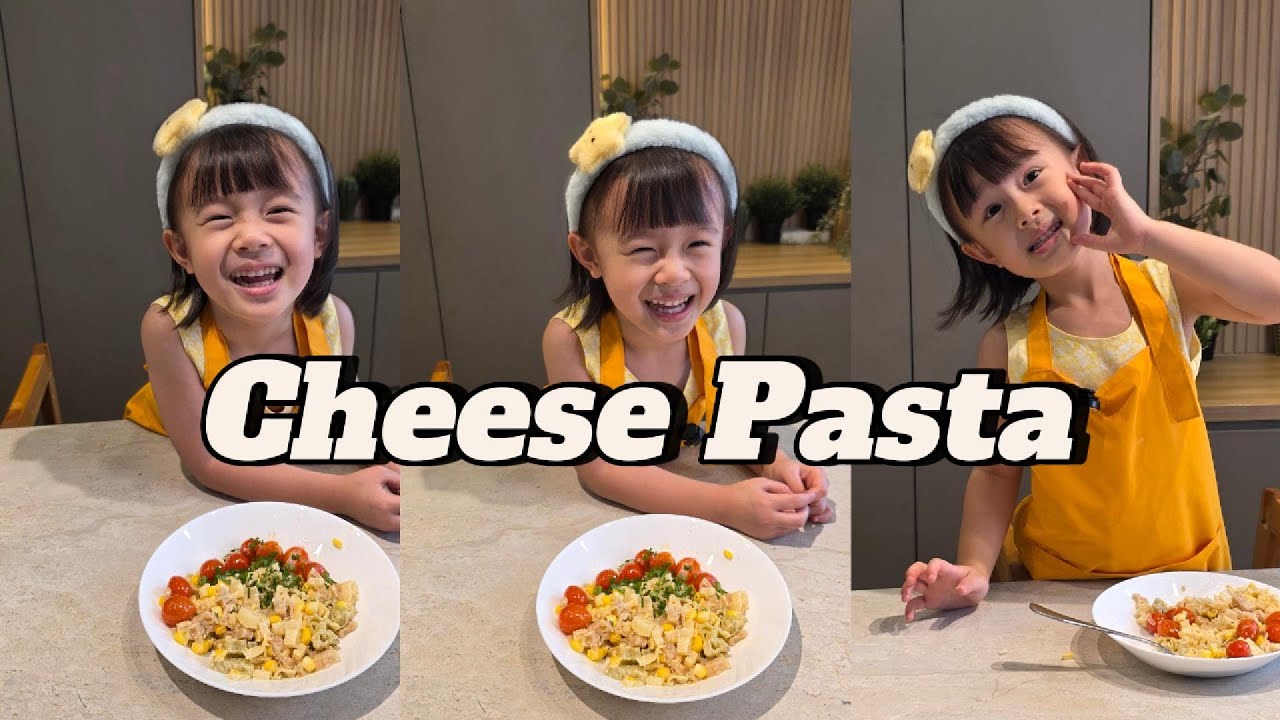 Kids cooking video - Cheese Pasta