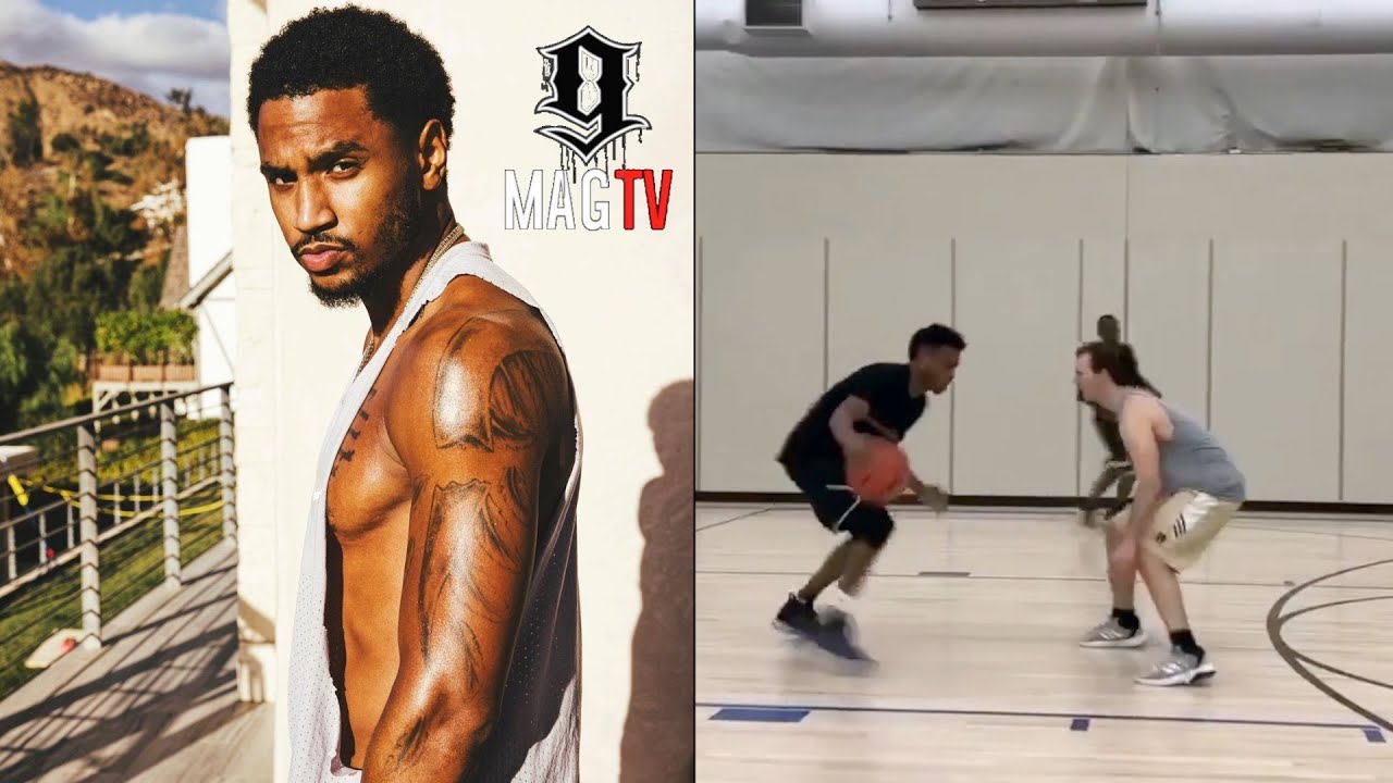 Trey Songz Shows Off His Hoop Skills & Wants All The Shmoke! 🏀