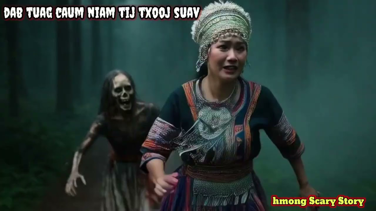 Dab tuag caum niam tij txooj suav - Scary Story