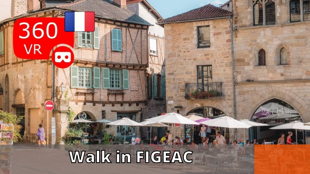 360° views of France : Today a walk in Figeac