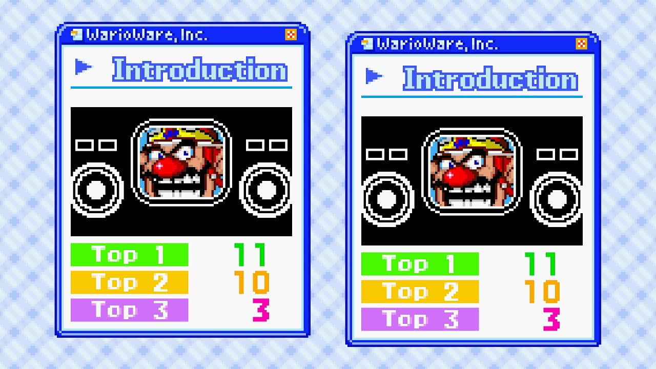 Attempting to beat two games of WarioWare Inc at once
