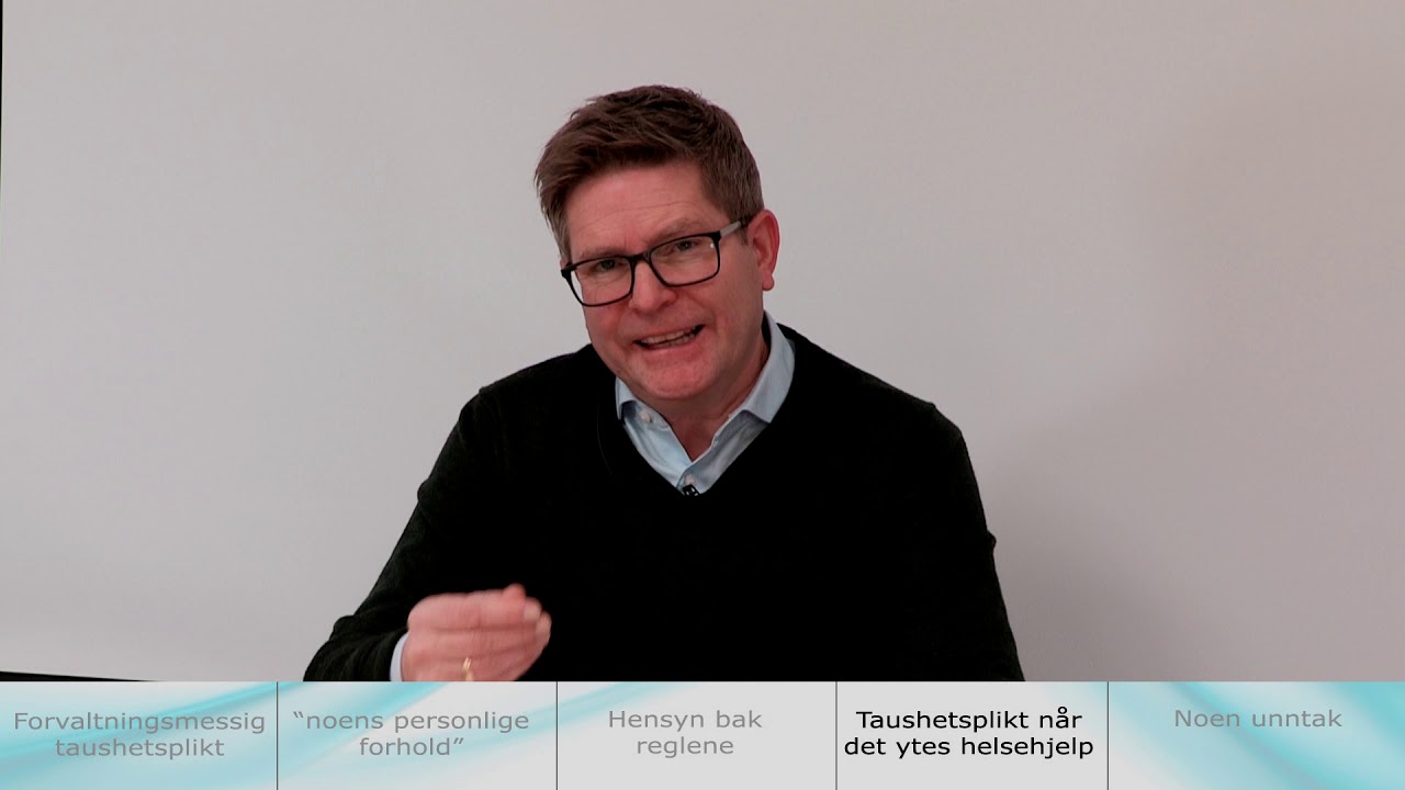 Taushetsplikt for offentlige ansatte.