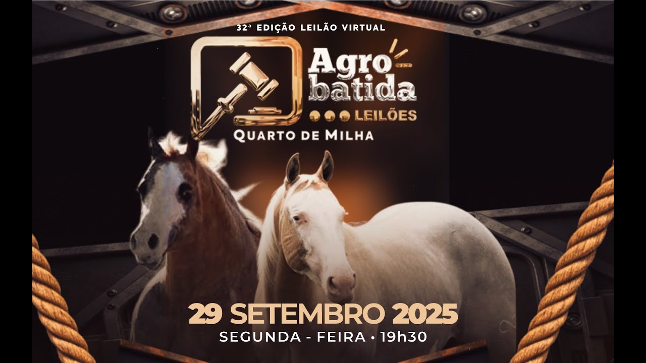 LEILÃO VIRTUAL AGROBATIDA 32º EDIÇÃO