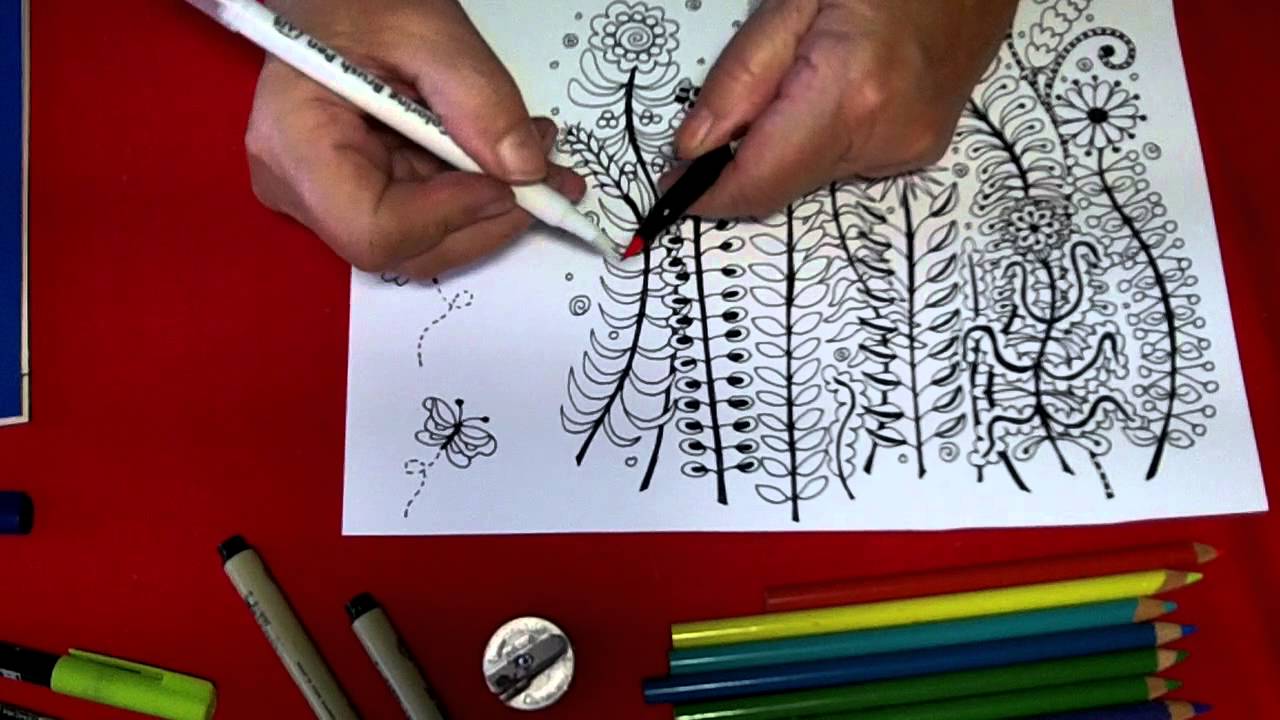 FloraBunda Drawing and Coloring with Suzanne McNeill