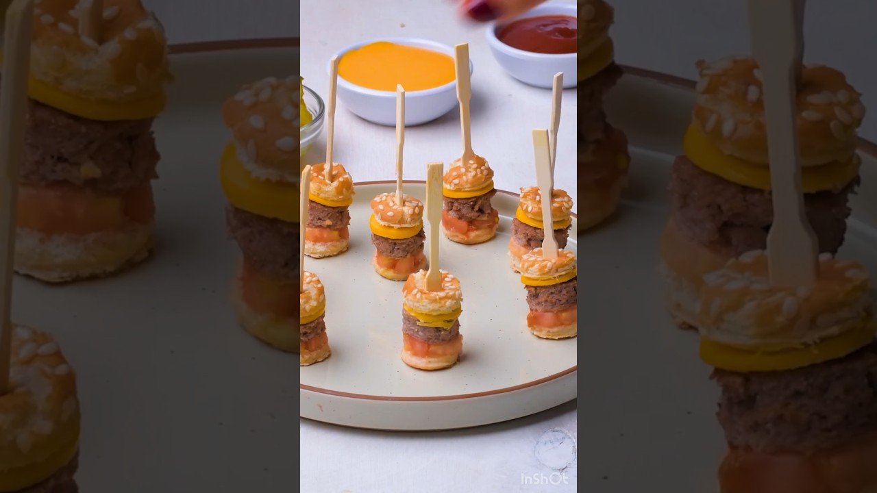 Bite-Sized Bliss: Top Finger Foods You Need to Try! #miniburgers #fingerfood #partyfood