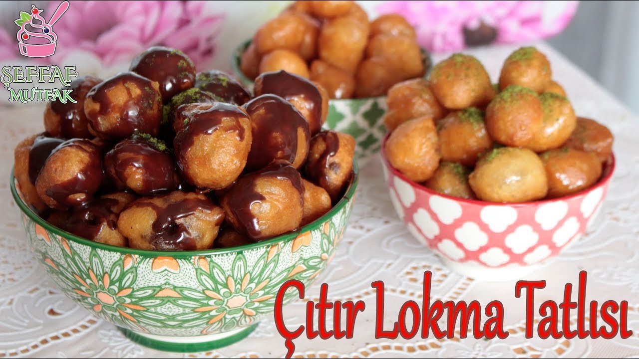 ÇITIRLIĞI GARANTİ YENİ TREND LOKMA 😅 ÇİKOLATA DOLGULU VE ŞERBETLİ💯