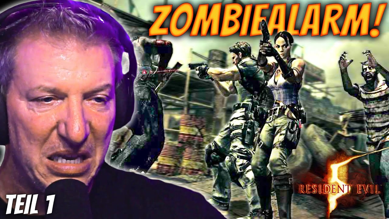 PROBLEME ZOMBIES☣️💀 SCHRADIN spielt zum ERSTEN mal RESIDENT EVIL 5🧟‍♂️🩸 mit REPAZ UNCUT Teil 1