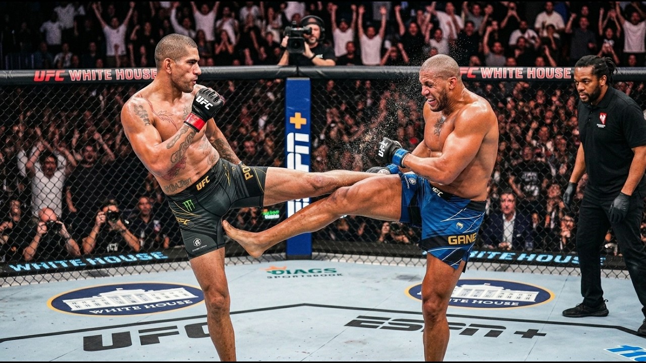 Alex Pereira vs Ciryl Gane &ndash; Full Fight Highlights | UFC WHITEHOUSE EVENT!