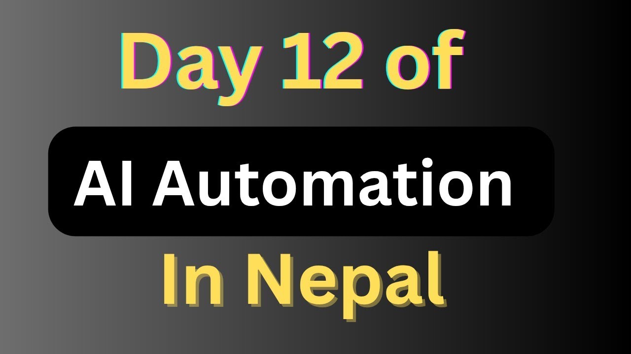Webhook In AI | Day Twelve of AI Automation Nepal 
