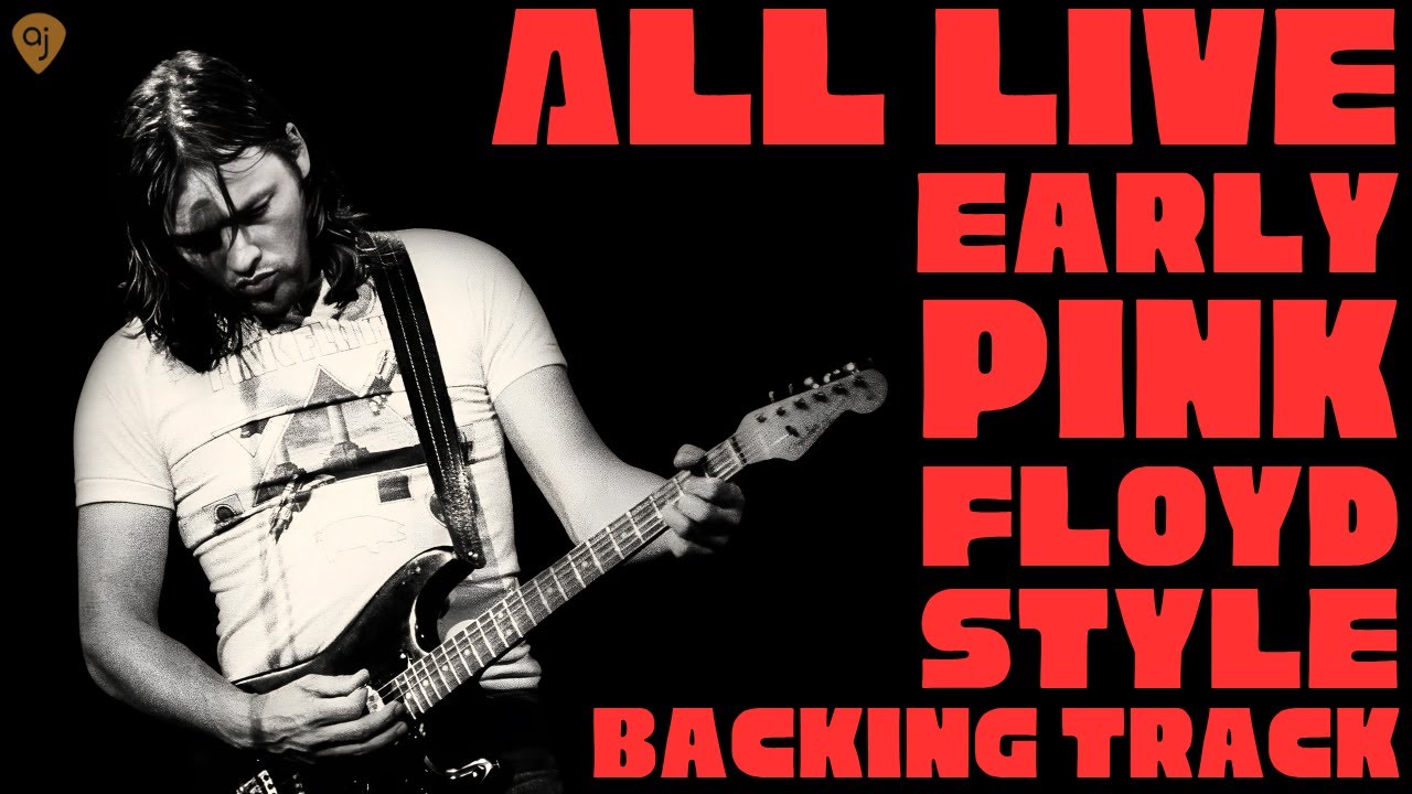 ALL LIVE Pink Floyd Style Jam Track | Guitar Backing Track (C# Minor)