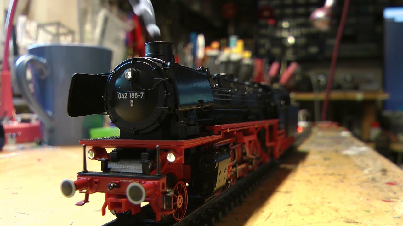 Wolfgangs Märklin Modellbahn, Märklin BR 42 zurück in die Digitale WELT mit Sound