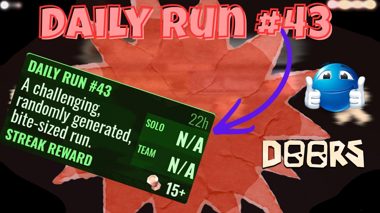 DOORS Daily Run #43 – Every Entity, Item & Rewards Shown