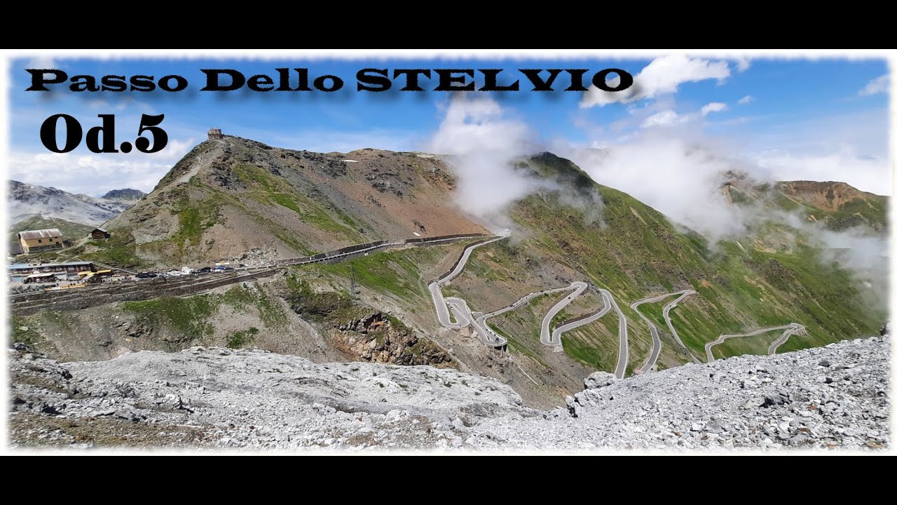 Włochy Motocyklem 2023 od.5 Przełęcz Passo dello Stelvio Lombardia, Arco.