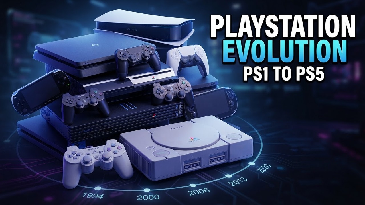 Evolution of PlayStation (1994-2023)