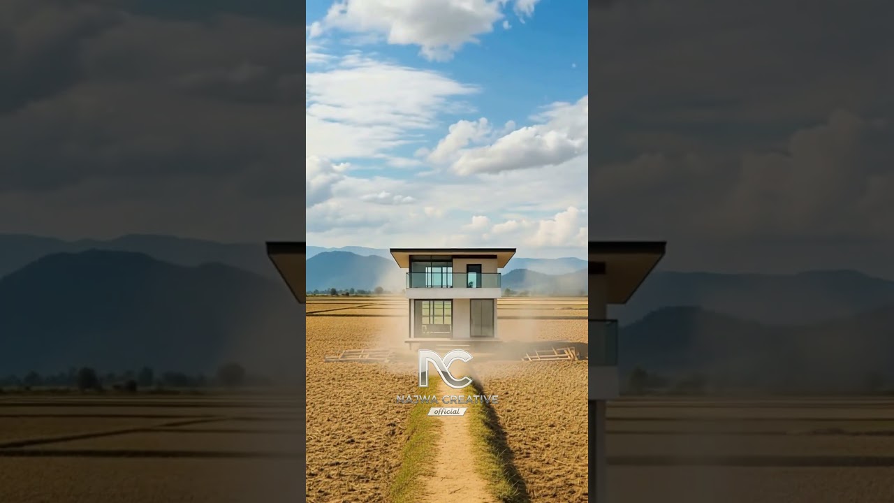 Transformasi Gubuk menjadi hunian yang asri #short  #architecture #home #shortfeed