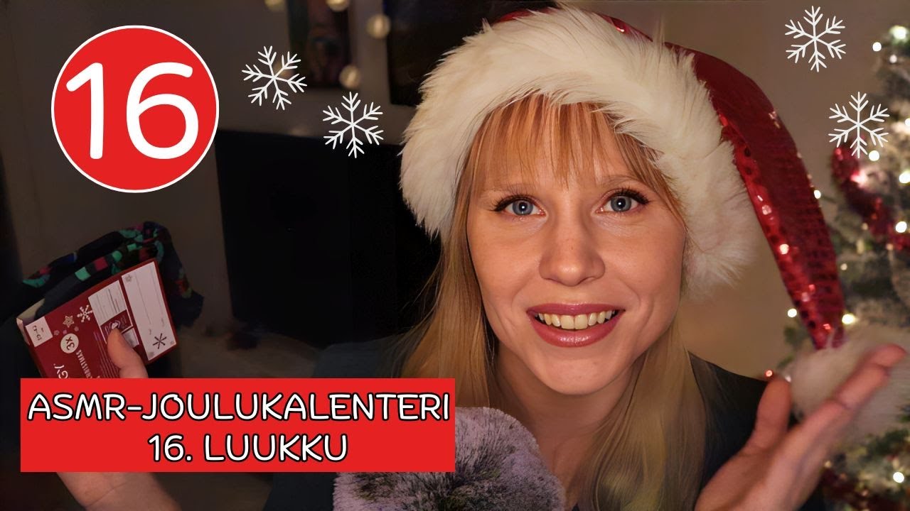 ASMR Joulukalenteri LUUKKU 16🌟Liekit Nuolee Seiniä ja Jouluiloa #yhteinenasmrjoulukalenteri25